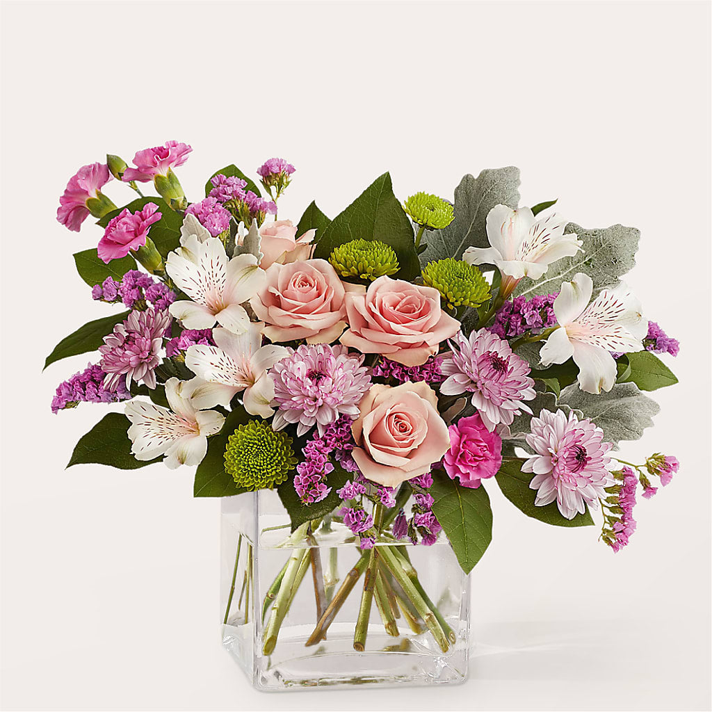 Pink Suede Bouquet –  Serenity Floral, Lake Geneva WI
