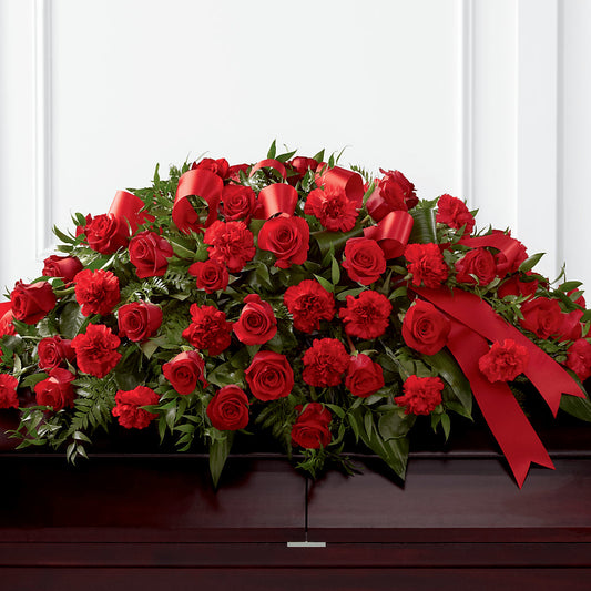Tribute of Life Casket Spray –  Serenity Floral, Lake Geneva WI