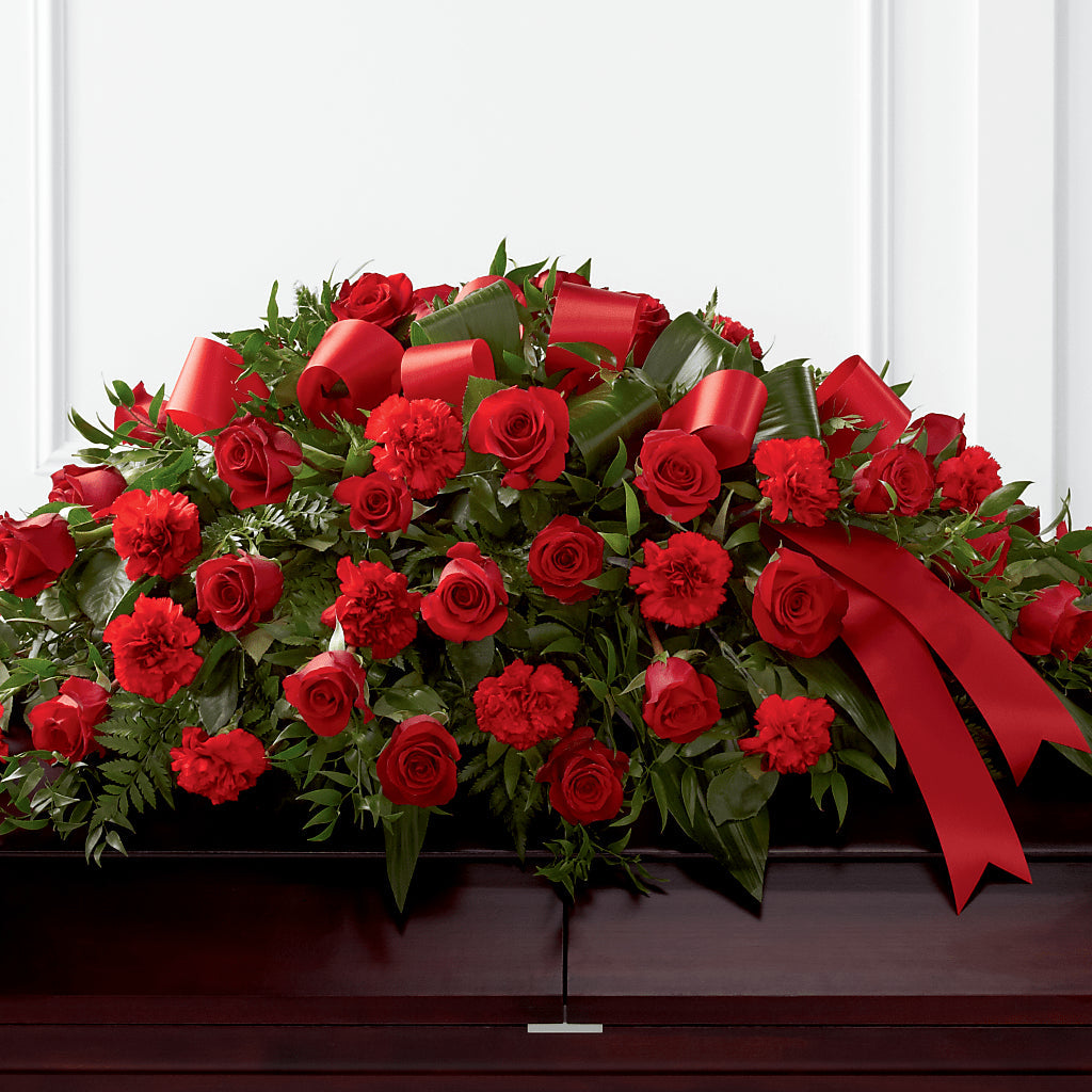 Tribute of Life Casket Spray –  Serenity Floral, Lake Geneva WI
