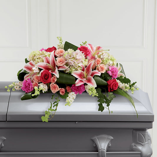 Splendid Grace Casket Spray –  Serenity Floral, Lake Geneva WI
