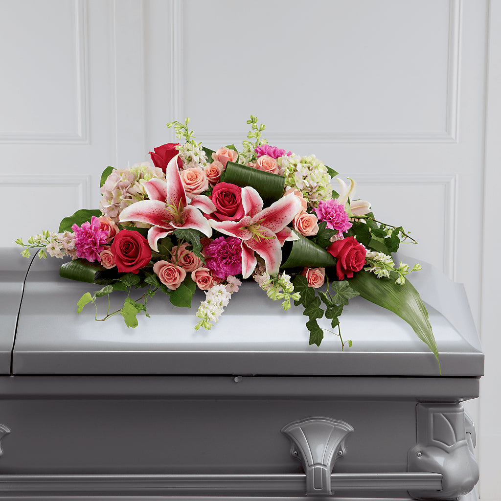 Splendid Grace Casket Spray –  Serenity Floral, Lake Geneva WI