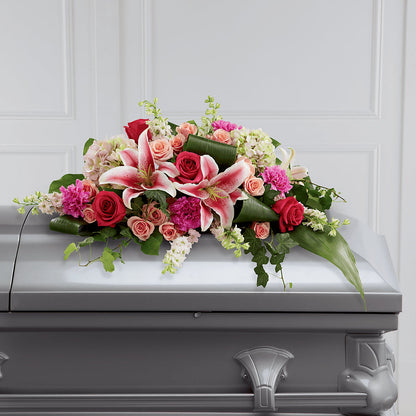 Splendid Grace Casket Spray –  Serenity Floral, Lake Geneva WI