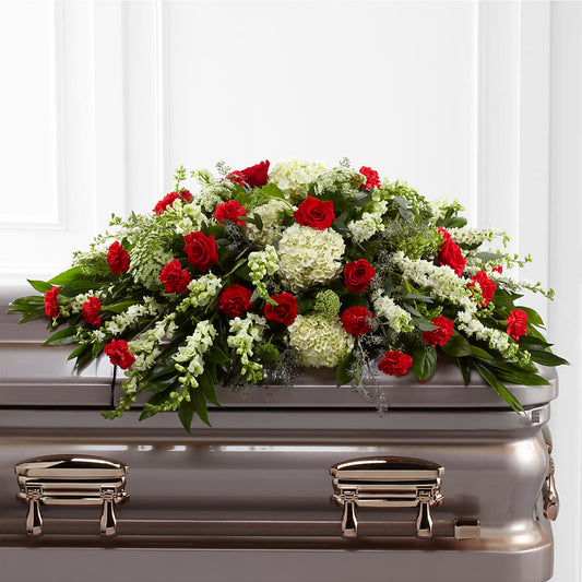 Sincerity Casket Spray –  Serenity Floral, Lake Geneva WI