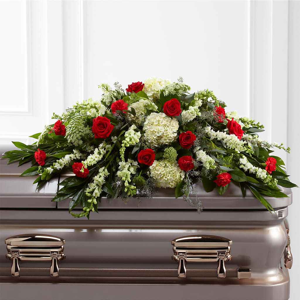 Sincerity Casket Spray –  Serenity Floral, Lake Geneva WI