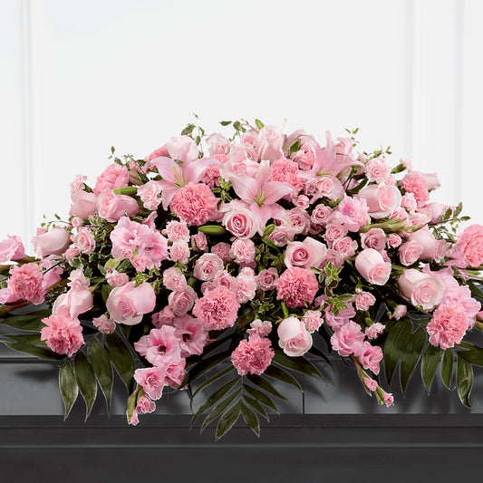 Garden of Comfort Casket Spray (Standard) –  Serenity Floral, Lake Geneva WI