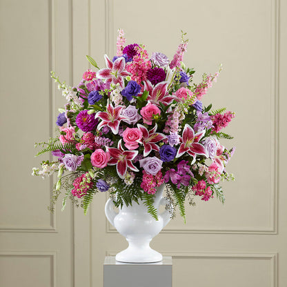Peaceful Tribute Arrangement –  Serenity Floral, Lake Geneva WI