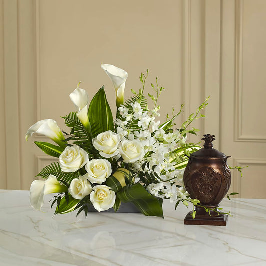 At Peace Arrangement –  Serenity Floral, Lake Geneva WI