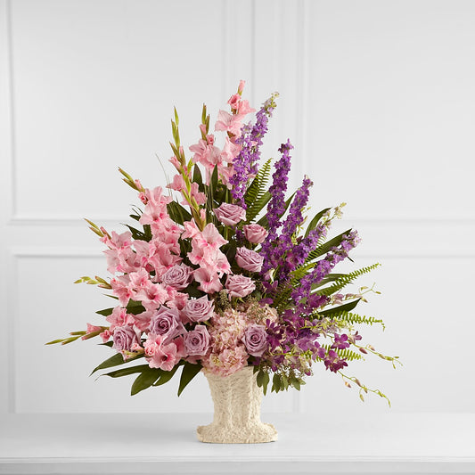 Flowing Garden Arrangement –  Serenity Floral, Lake Geneva WI