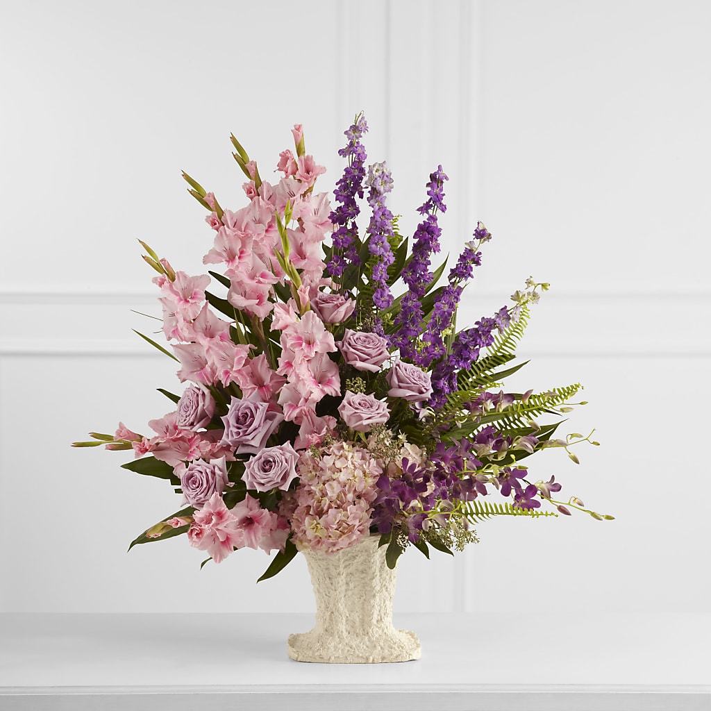 Flowing Garden Arrangement –  Serenity Floral, Lake Geneva WI