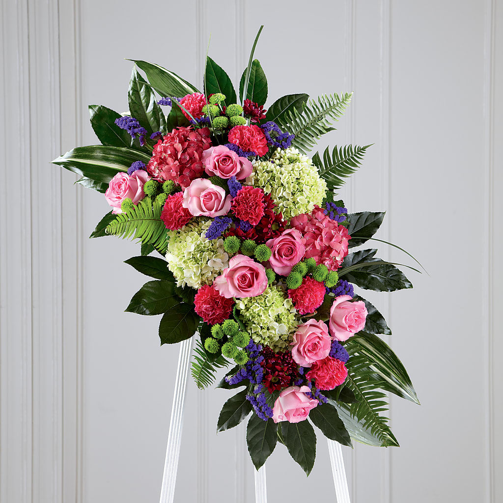 Refreshing Mix Standing Spray –  Serenity Floral, Lake Geneva WI