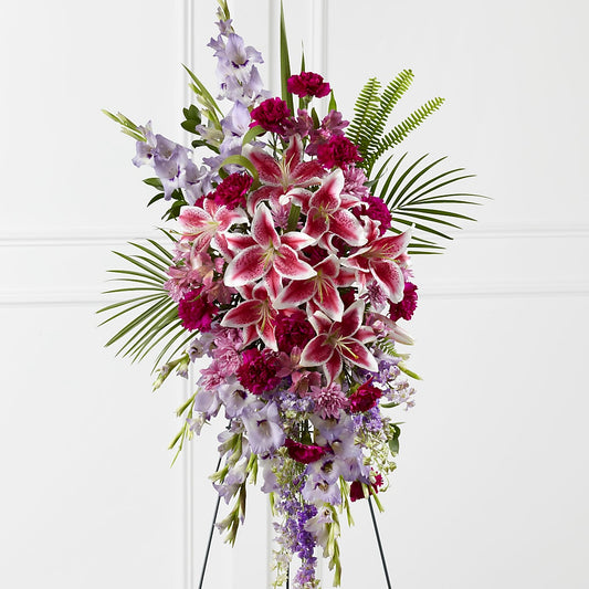 Tender Touch Standing Spray –  Serenity Floral, Lake Geneva WI