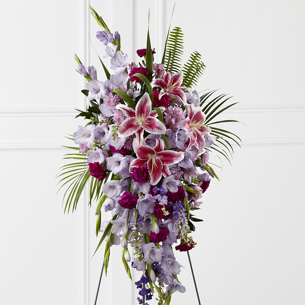 Tender Touch Standing Spray –  Serenity Floral, Lake Geneva WI