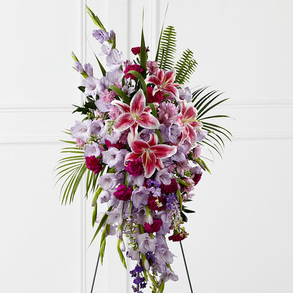 Tender Touch Standing Spray –  Serenity Floral, Lake Geneva WI