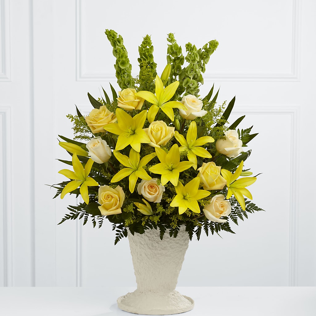 Golden Memories Arrangement –  Serenity Floral, Lake Geneva WI