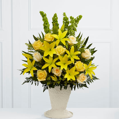 Golden Memories Arrangement –  Serenity Floral, Lake Geneva WI
