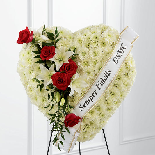 Heartfelt Hero Standing Heart –  Serenity Floral, Lake Geneva WI