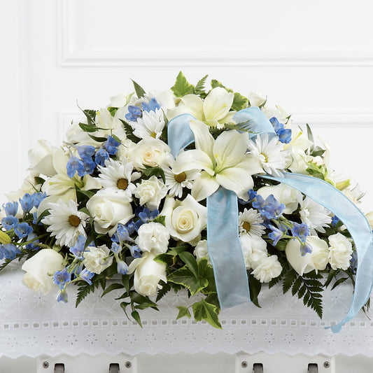 Tender Treasure Casket Spray –  Serenity Floral, Lake Geneva WI