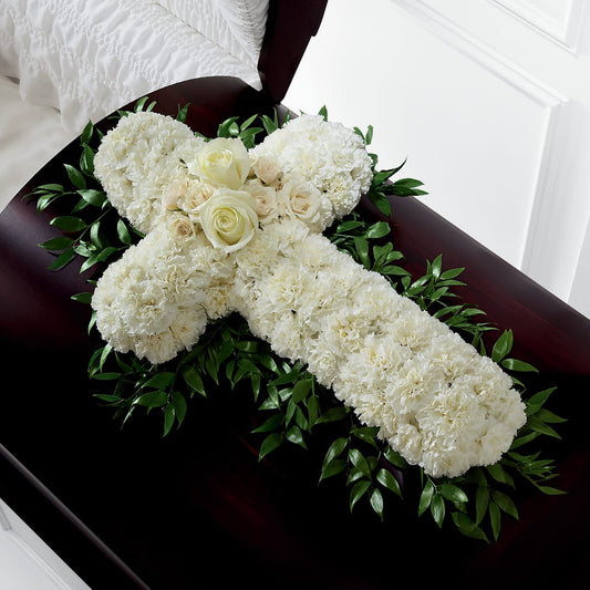 Peaceful Memories Casket Spray (Standard) –  Serenity Floral, Lake Geneva WI