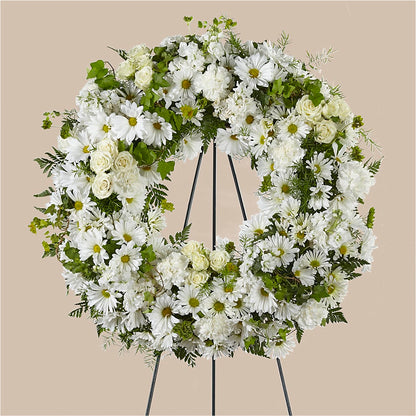 Faithful Wishes Wreath –  Serenity Floral, Lake Geneva WI