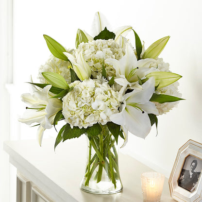 Compassionate Lily Bouquet –  Serenity Floral, Lake Geneva WI