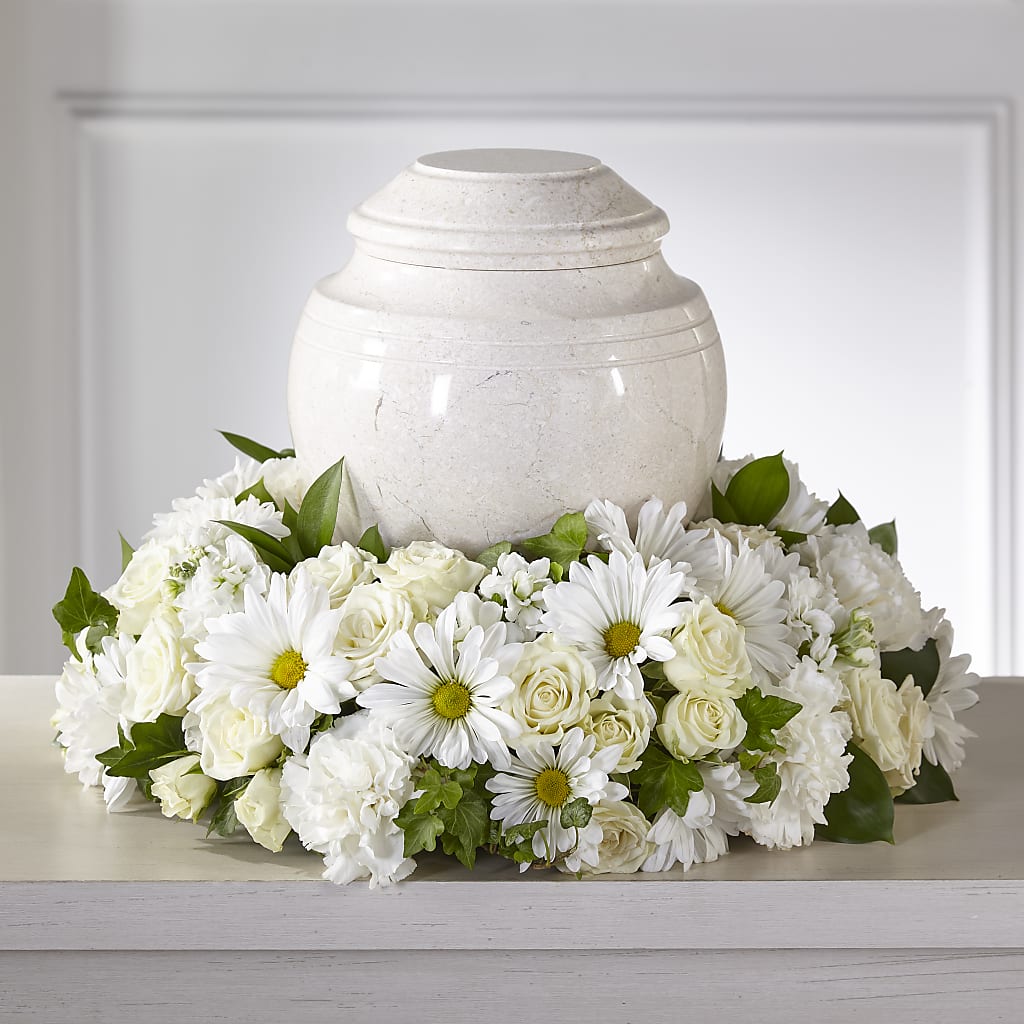 Ivory Gardens Cremation Adornment –  Serenity Floral, Lake Geneva WI