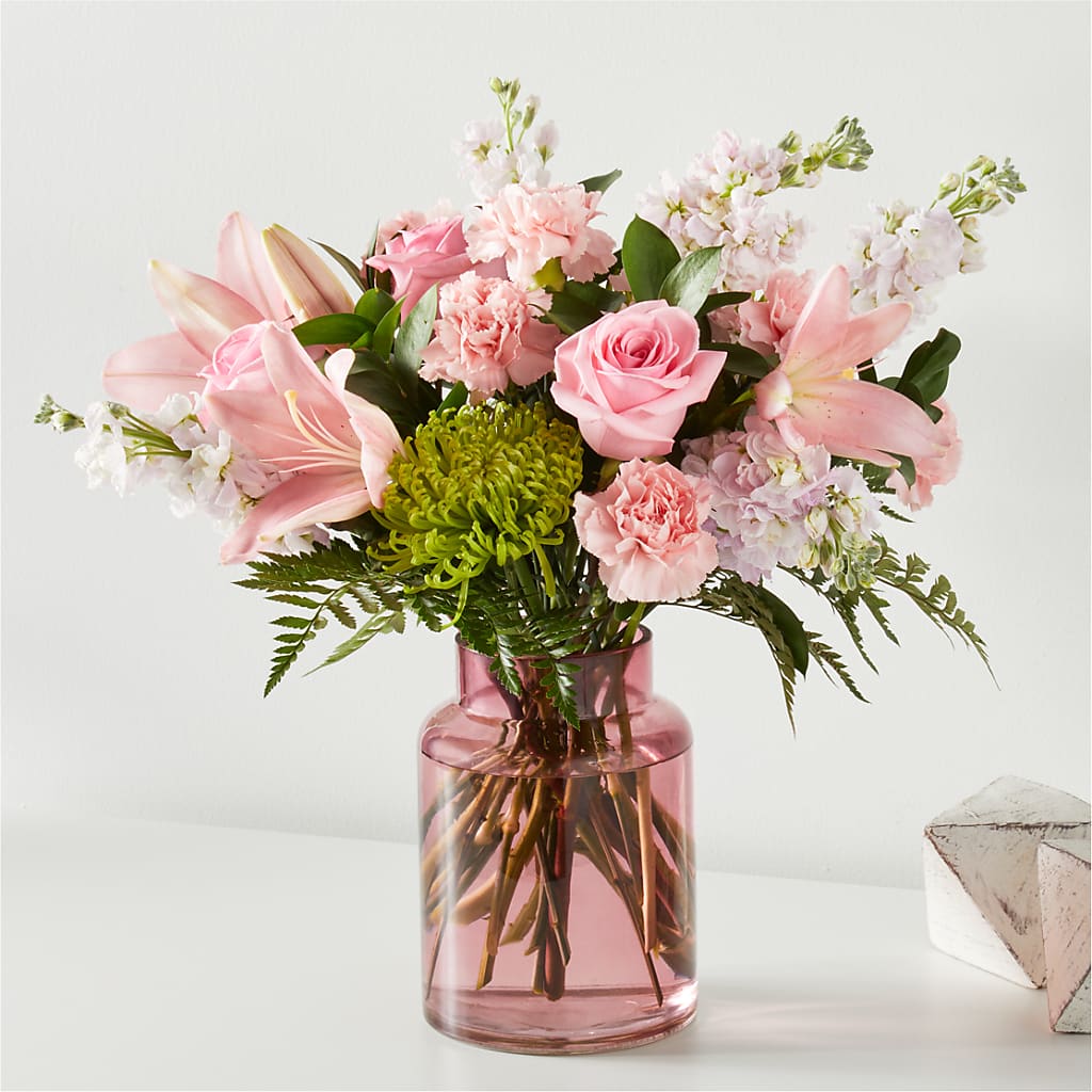 Pretty in Pink Bouquet –  Serenity Floral, Lake Geneva WI