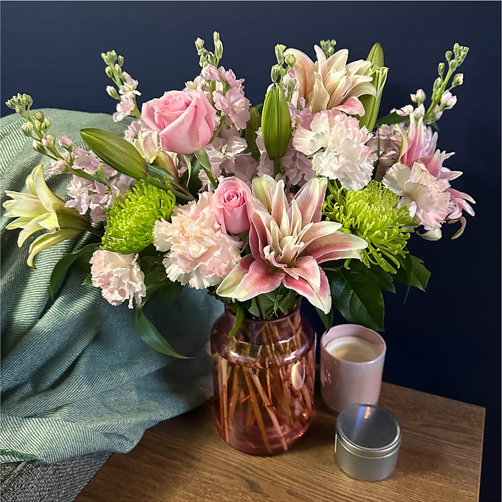 Pretty in Pink Bouquet –  Serenity Floral, Lake Geneva WI