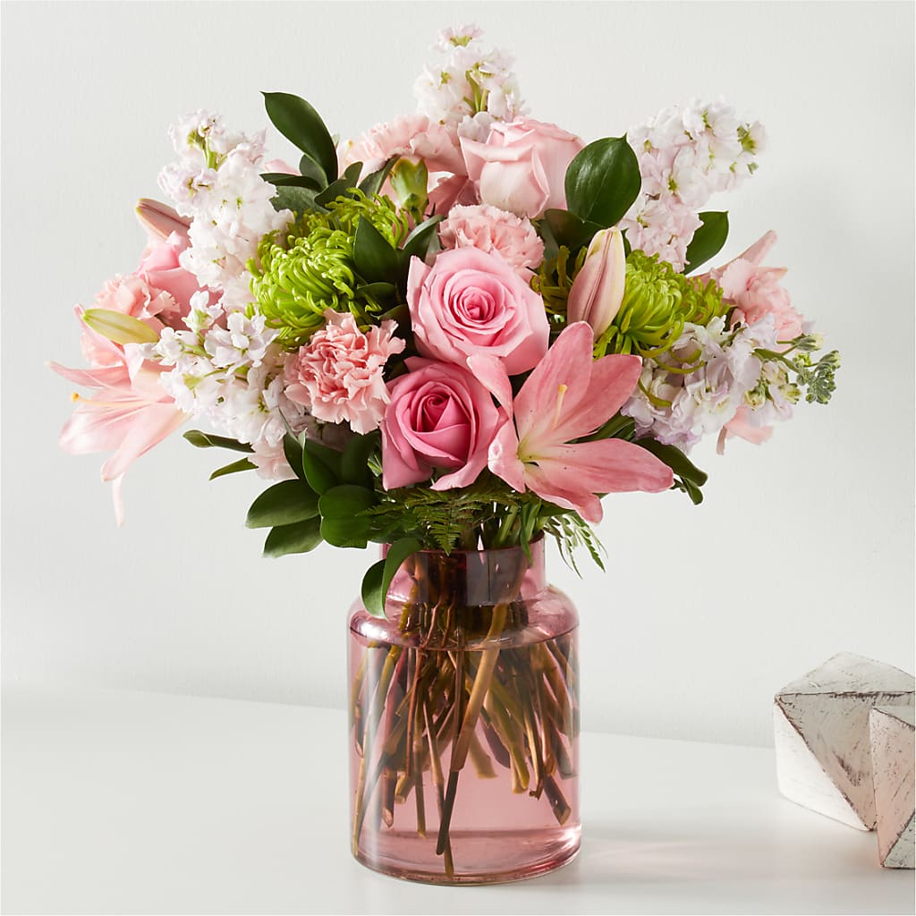 Pretty in Pink Bouquet –  Serenity Floral, Lake Geneva WI