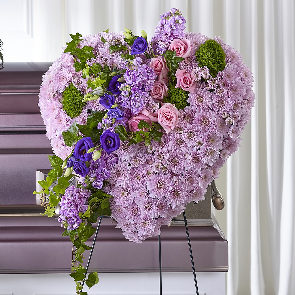 Treasured Love Standing Heart –  Serenity Floral, Lake Geneva WI
