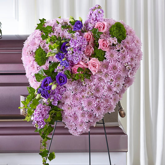Treasured Love Standing Heart –  Serenity Floral, Lake Geneva WI