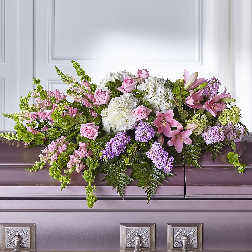 Life's Gratitude Casket Spray –  Serenity Floral, Lake Geneva WI