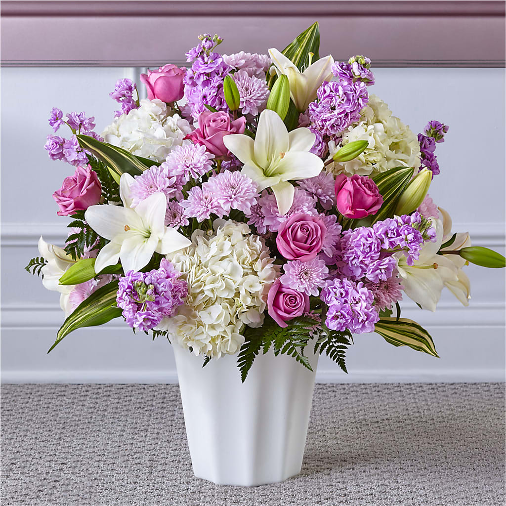 Heaven Sent Floor Basket –  Serenity Floral, Lake Geneva WI