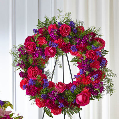 Calming Colors Wreath –  Serenity Floral, Lake Geneva WI