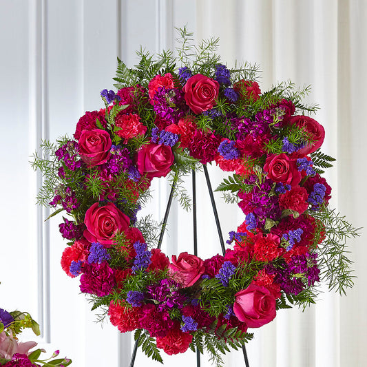 Calming Colors Wreath –  Serenity Floral, Lake Geneva WI