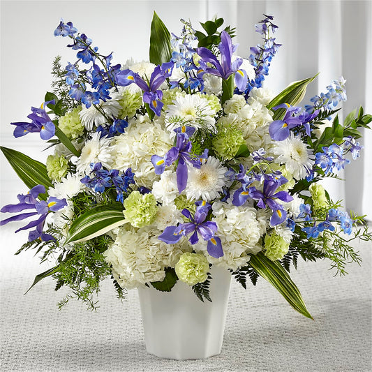 Soft Serenity Floor Basket –  Serenity Floral, Lake Geneva WI