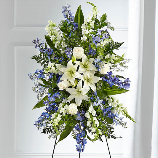 Faithful Friend Standing Spray –  Serenity Floral, Lake Geneva WI