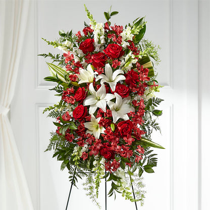 Everlasting Memory Standing Spray –  Serenity Floral, Lake Geneva WI