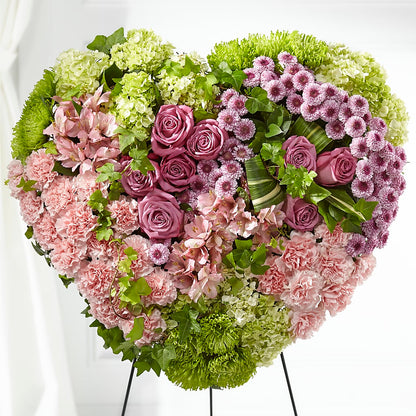 Heartwarming Standing Heart –  Serenity Floral, Lake Geneva WI