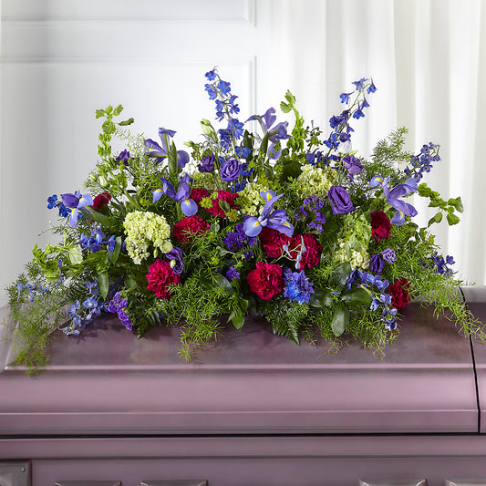 Always Treasured Casket Spray –  Serenity Floral, Lake Geneva WI