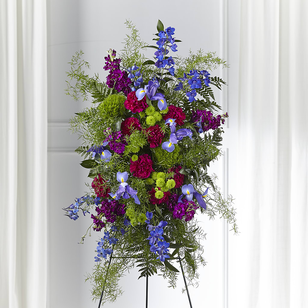 Heavenly Skies Standing Spray –  Serenity Floral, Lake Geneva WI
