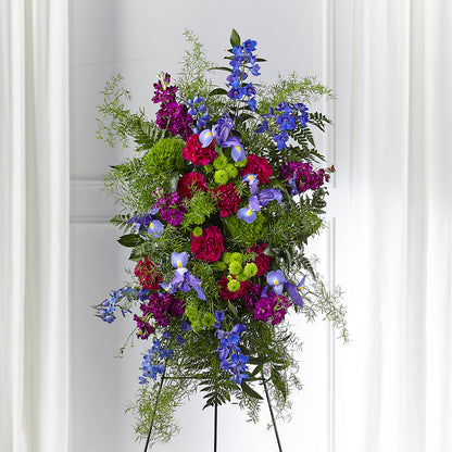 Heavenly Skies Standing Spray –  Serenity Floral, Lake Geneva WI