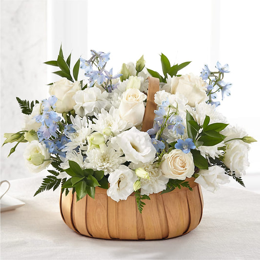 Sincerely Heartfelt Basket –  Serenity Floral, Lake Geneva WI