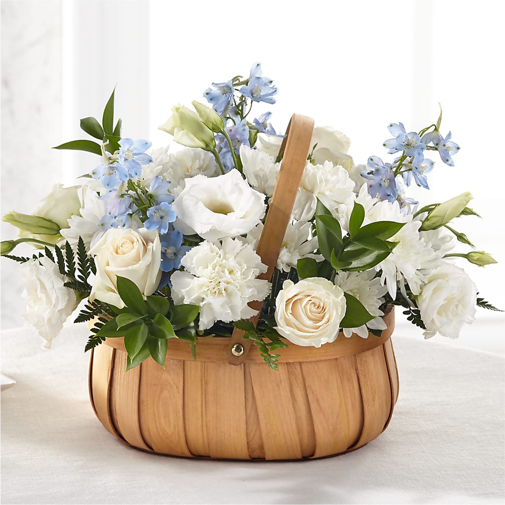 Sincerely Heartfelt Basket –  Serenity Floral, Lake Geneva WI