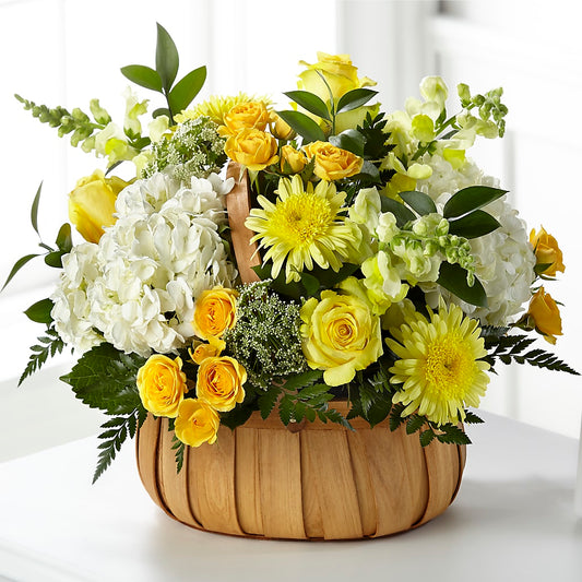 Rustic Remembrance Basket –  Serenity Floral, Lake Geneva WI