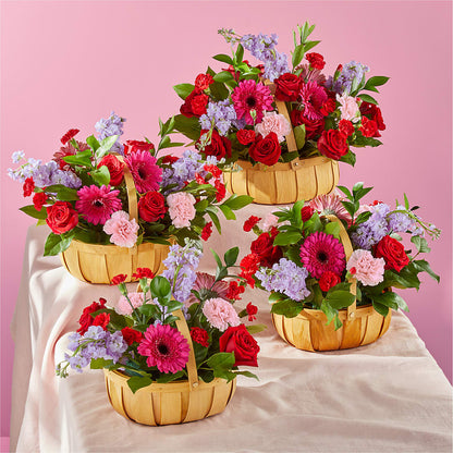 Pink Picnic Basket –  Serenity Floral, Lake Geneva WI