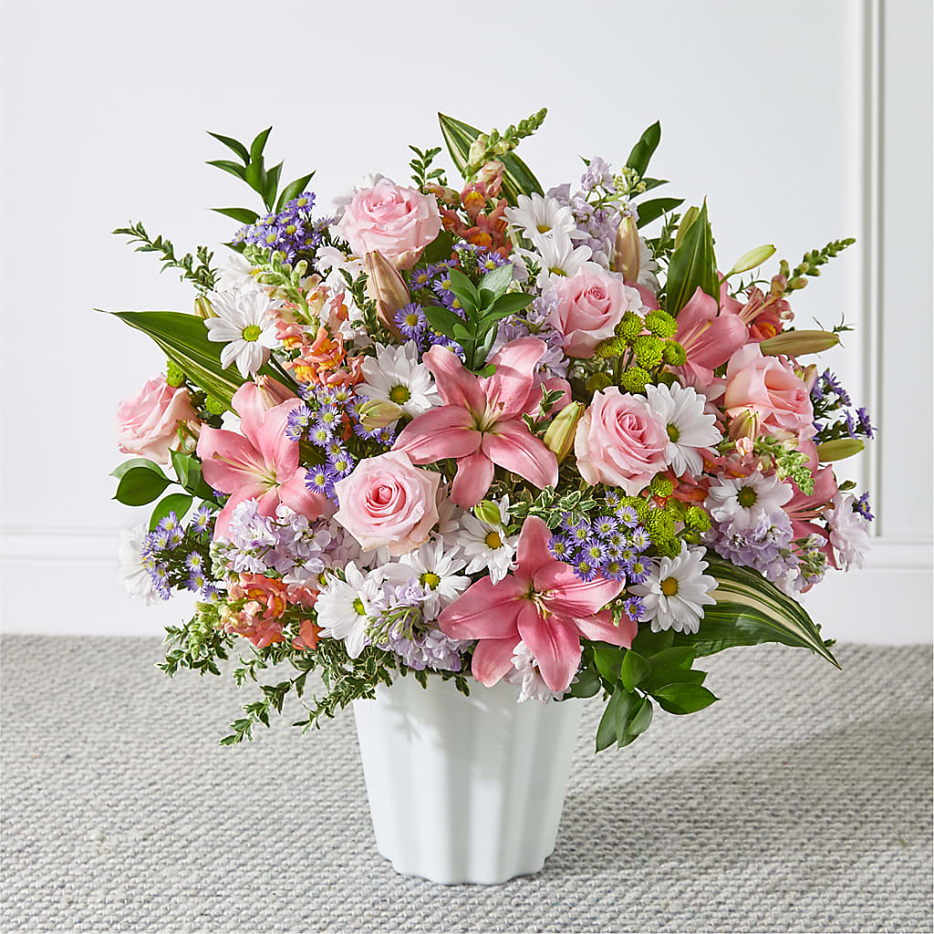 Abundant Compassion Floor Basket –  Serenity Floral, Lake Geneva WI
