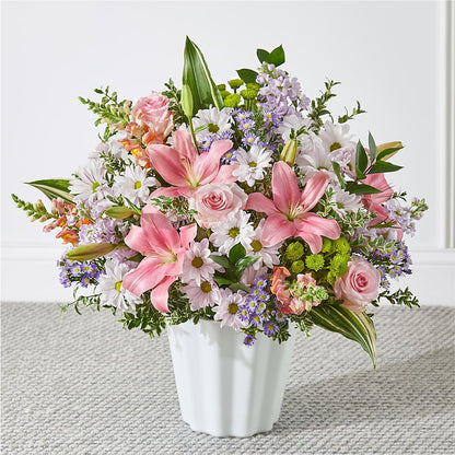 Abundant Compassion Floor Basket –  Serenity Floral, Lake Geneva WI