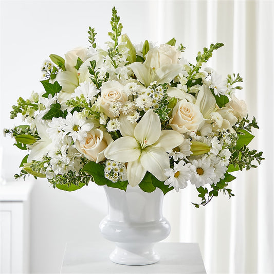 Uplifting Urn Arrangement –  Serenity Floral, Lake Geneva WI