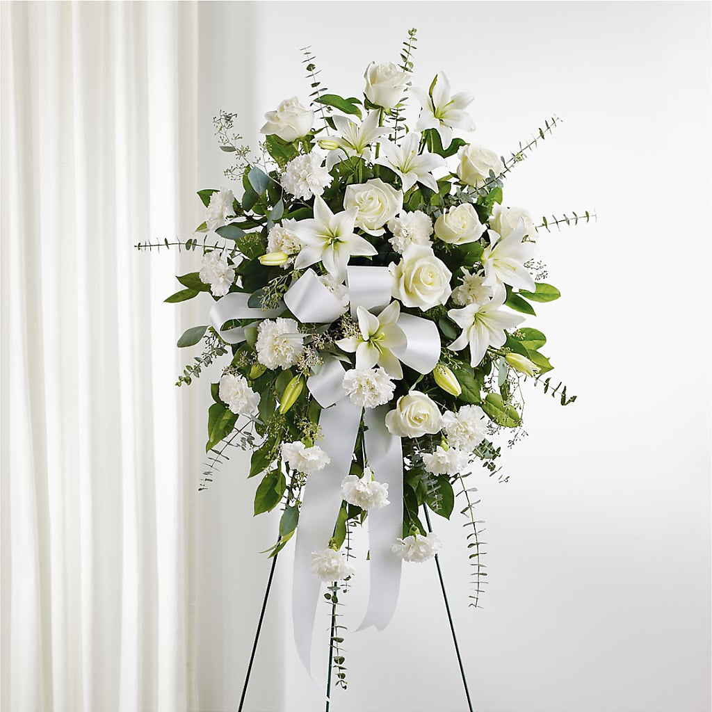 With Care Standing Spray –  Serenity Floral, Lake Geneva WI