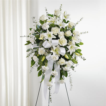 With Care Standing Spray –  Serenity Floral, Lake Geneva WI